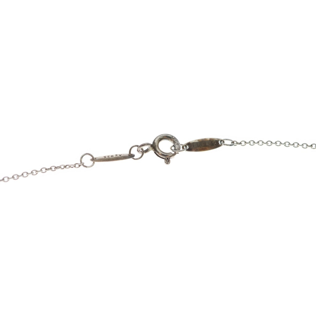 TIFFANY & Co.(ティファニー) ティファニー ネックレス バイザヤード ペンダント チェーン シルバー925 アクアマリン ブルー レディース