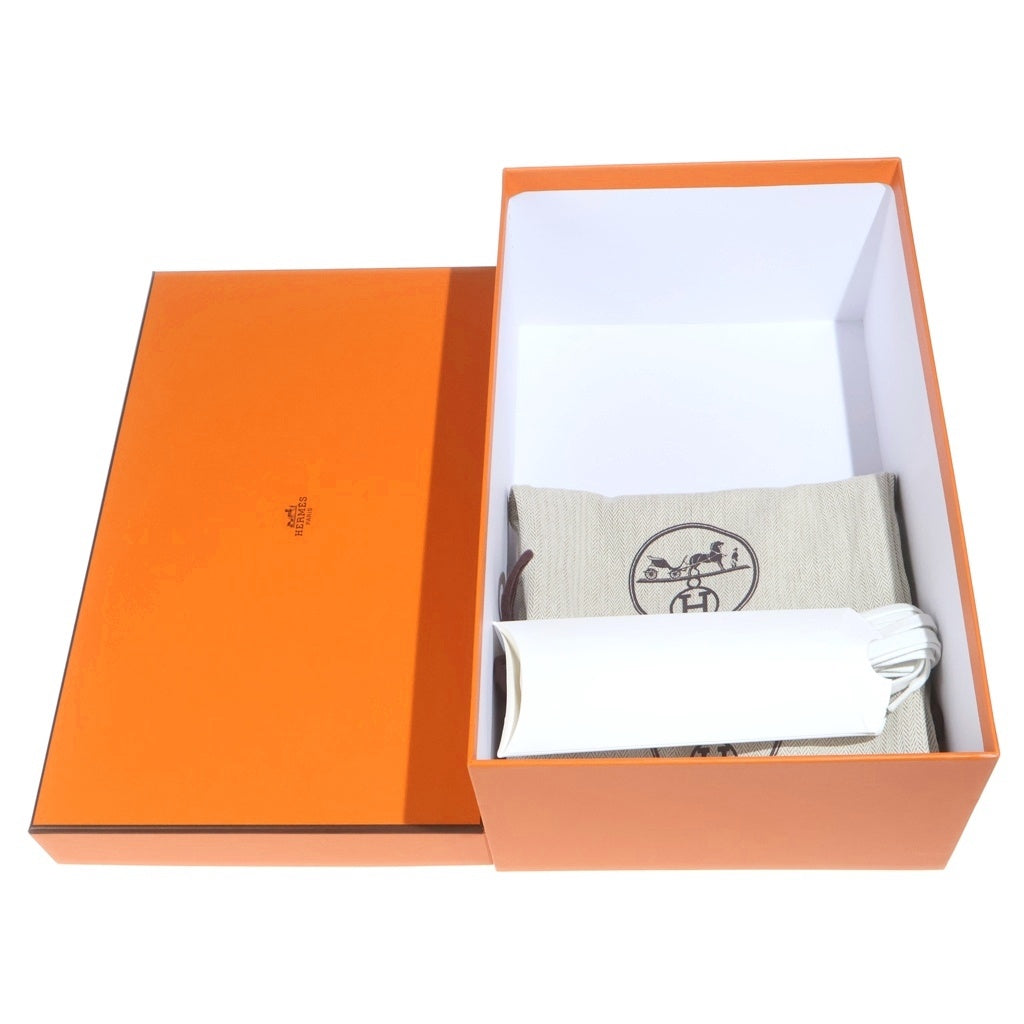 HERMES(エルメス) バウンシング Hロゴ レザー ローカットシューズ スニーカー ブラック レディース