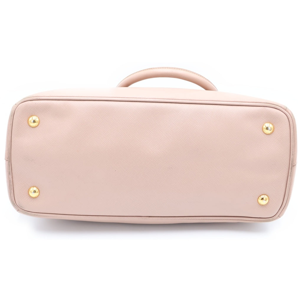 PRADA(プラダ) ガレリア 2WAYバッグ ショルダーバッグ ハンドバッグ ピンク レザー ゴールド金具 レディース