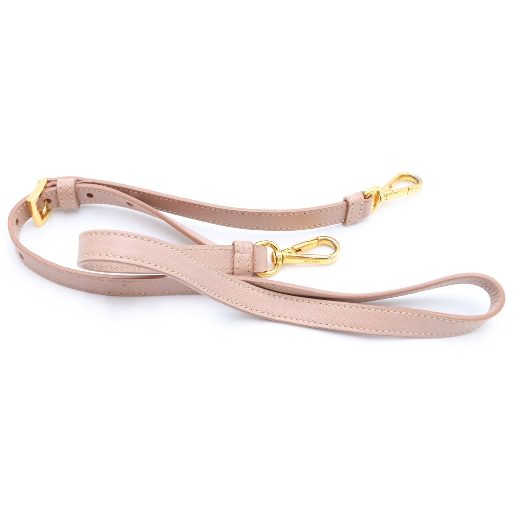 PRADA(プラダ) ガレリア 2WAYバッグ ショルダーバッグ ハンドバッグ ピンク レザー ゴールド金具 レディース