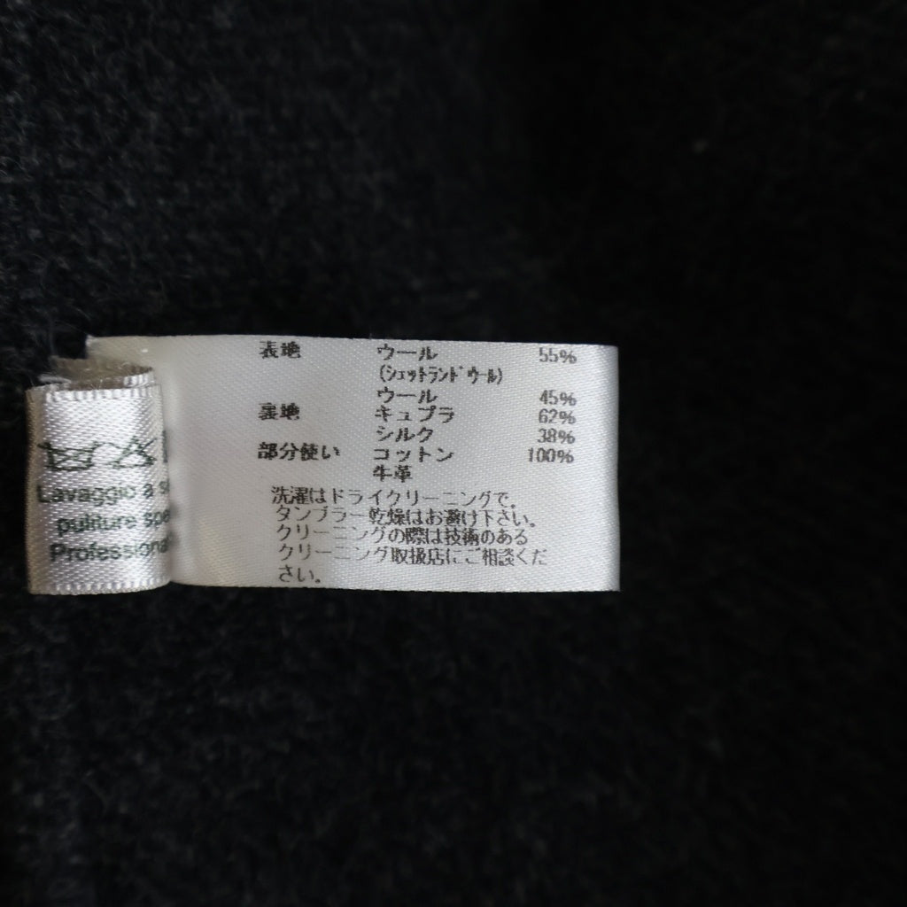 BOTTEGA VENETA(ボッテガヴェネタ) ウール チェスターコート チェック柄 グレー 221922 レディース