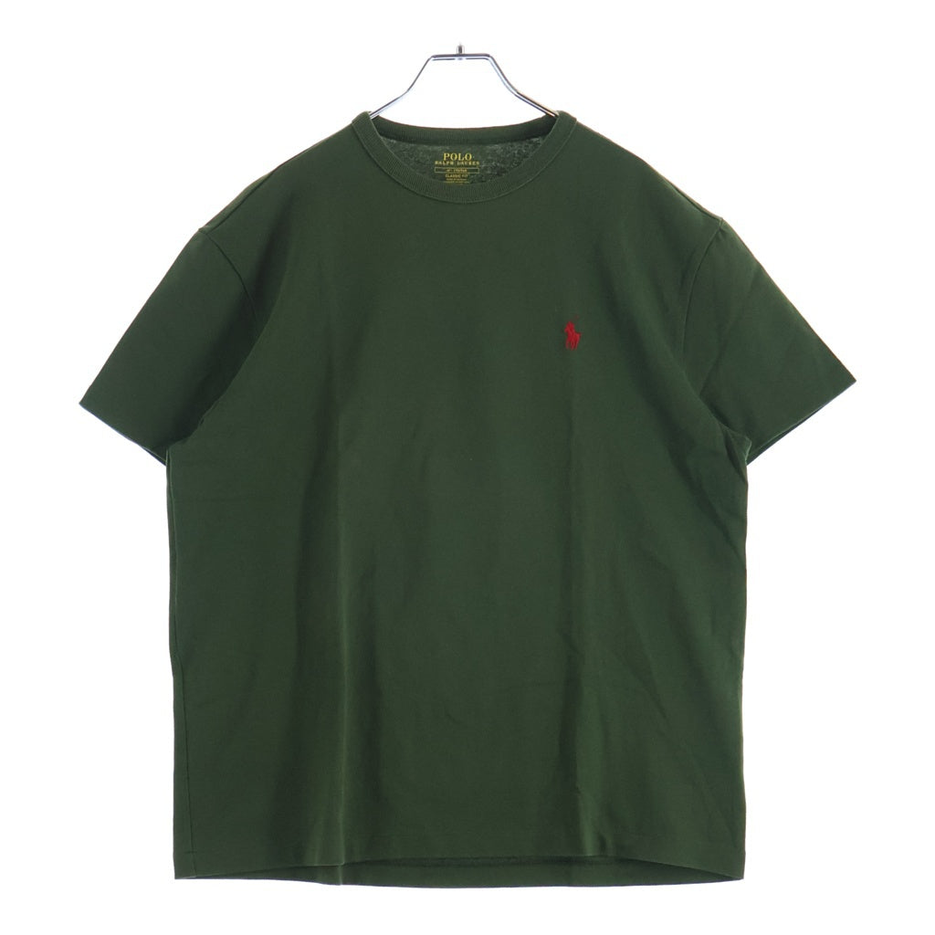 POLO RALPH LAUREN(ポロラルフローレン) クルーネック半袖Tシャツ グリーン #M