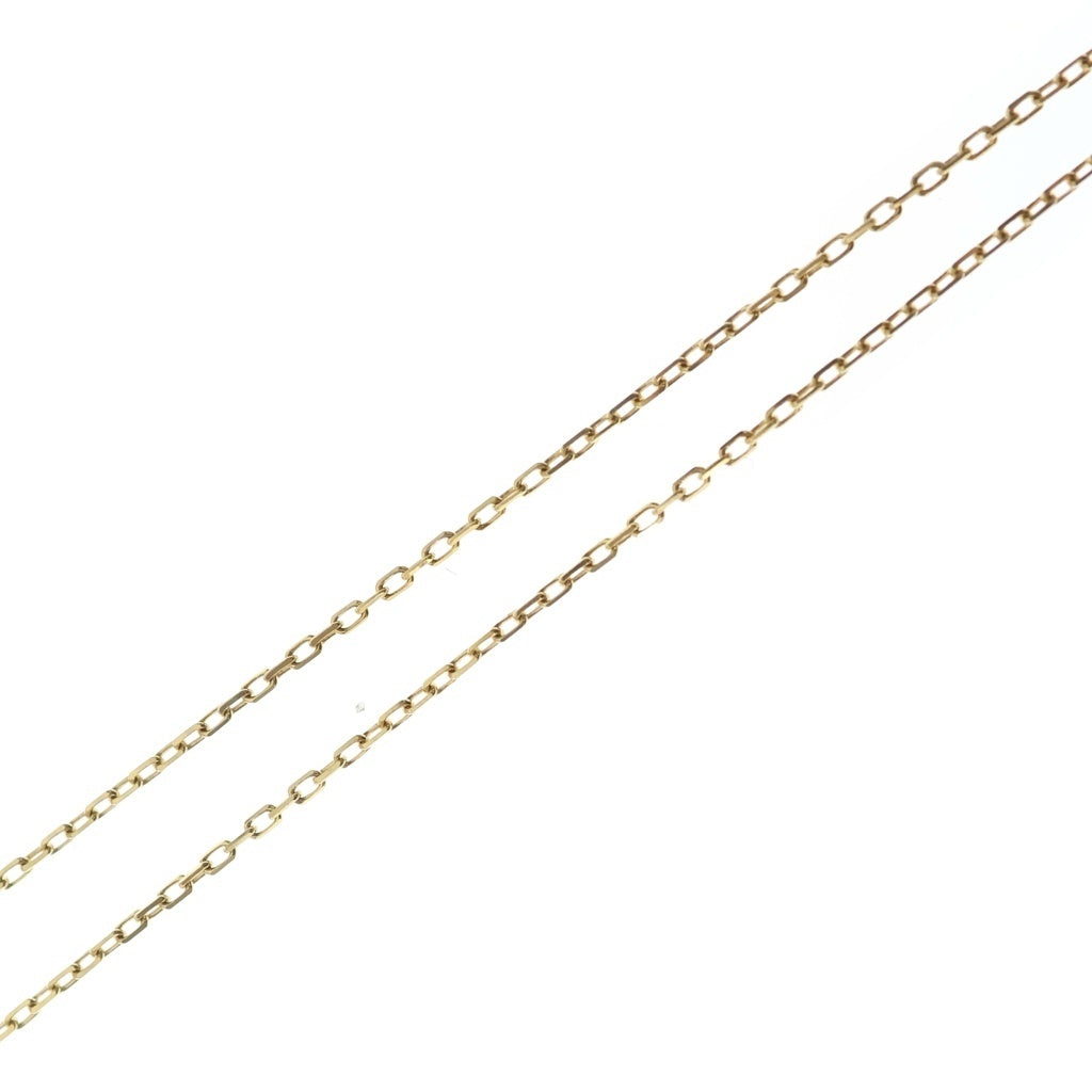 Cartier(カルティエ) ドゥーブルC ダイヤ ネックレス ペンダント Au750 K18 PG ピンクゴールド FLF171 レディース
