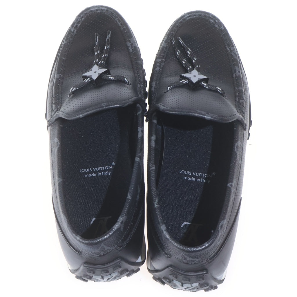 LOUIS VUITTON(ルイヴィトン) LVレーサー ローファー ドライビングシューズ モカシン ロゴ ブラック ND1224