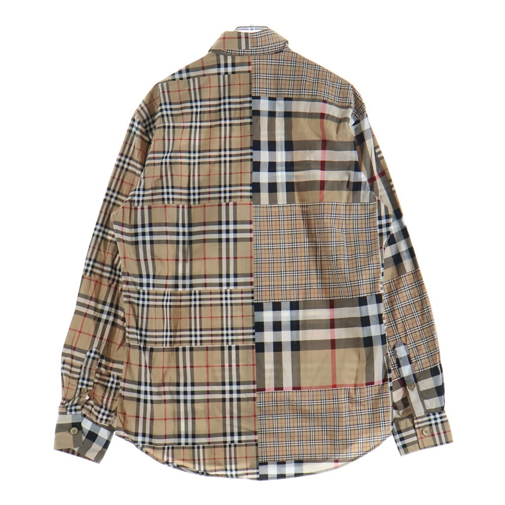BURBERRY(バーバリー) バーバリー クレイジーチェックシャツ ベージュ #SP 8018569
