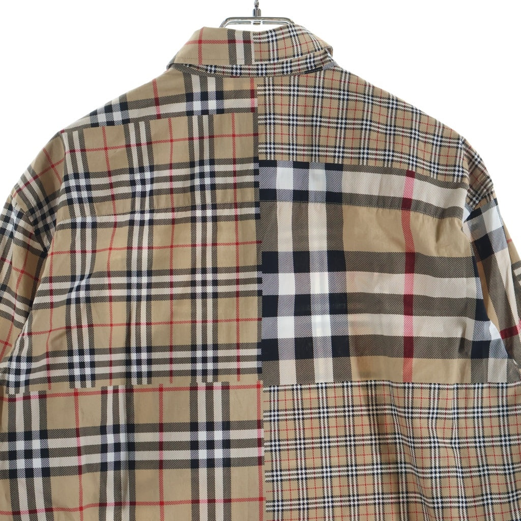 BURBERRY(バーバリー) バーバリー クレイジーチェックシャツ ベージュ #SP 8018569