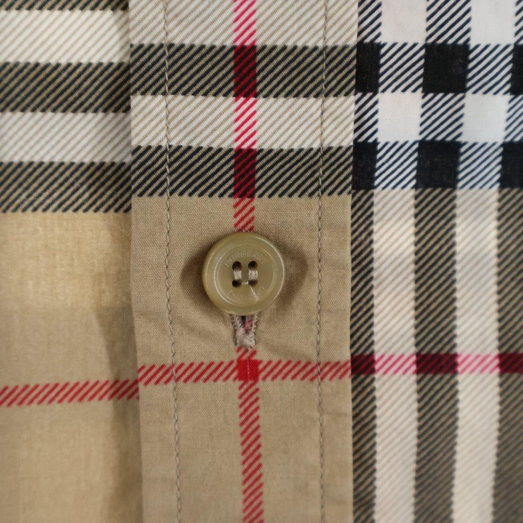 BURBERRY(バーバリー) バーバリー クレイジーチェックシャツ ベージュ #SP 8018569