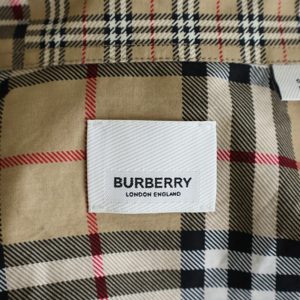 BURBERRY(バーバリー) バーバリー クレイジーチェックシャツ ベージュ #SP 8018569