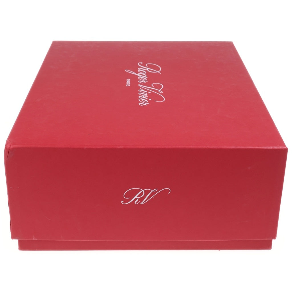 Roger Vivier(ロジェヴィヴィエ) VIV RANGERS ヴィヴ レンジャー パテントレザー ローファー シューズ 革靴 ブラック レディース