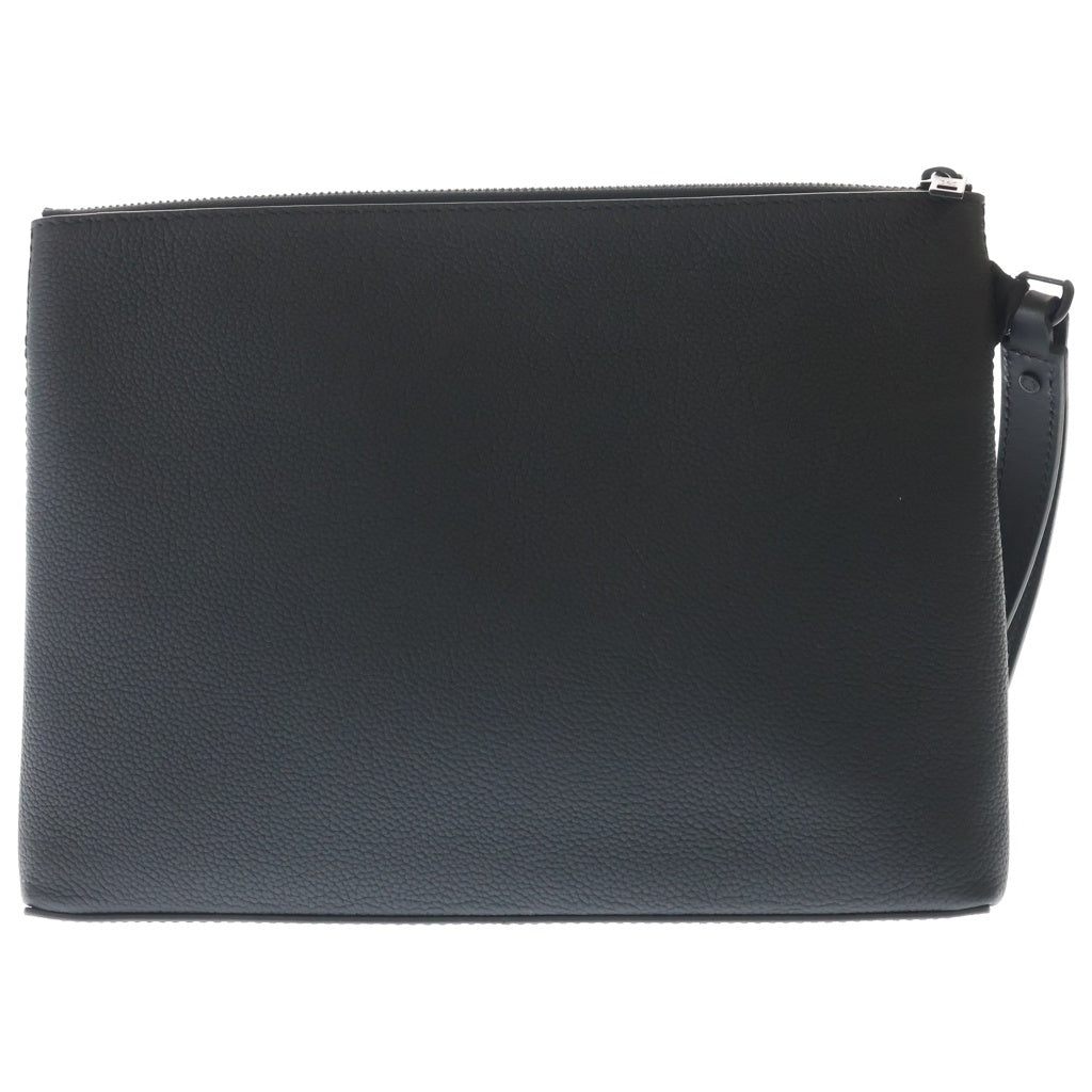 LOUIS VUITTON(ルイヴィトン) LVアエログラム テイクオフ ポーチ レザー クラッチ セカンドバッグ ブラック M69837 レディース