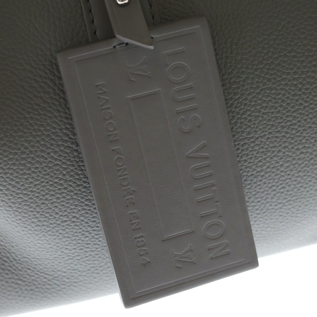 LOUIS VUITTON(ルイヴィトン) シティ キーポル ショルダーバッグ LVアエログラムレザー シルバー金具 グレー M59328 RFID レディース