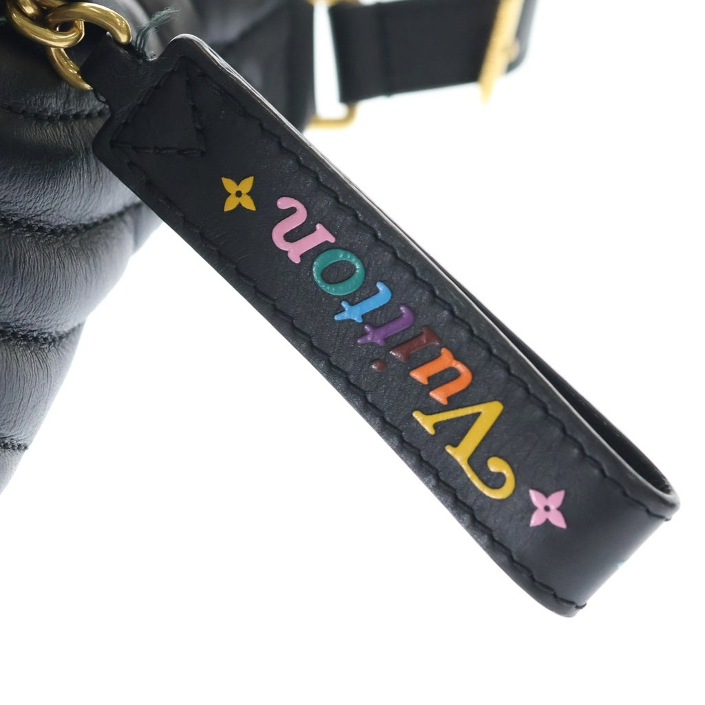 LOUIS VUITTON(ルイヴィトン) ニューウェーブ レザー バム ボディ ウエスト バッグ ポーチ ブラック M53750