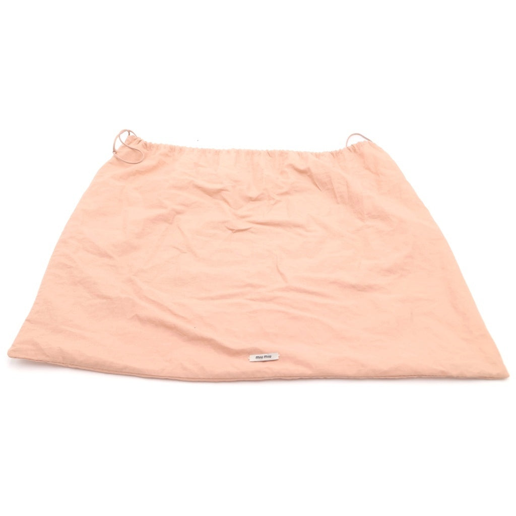 miumiu(ミュウミュウ) マテラッセ レザー ゴールド金具 チェーン ショルダーバッグ ライトブルー レディース