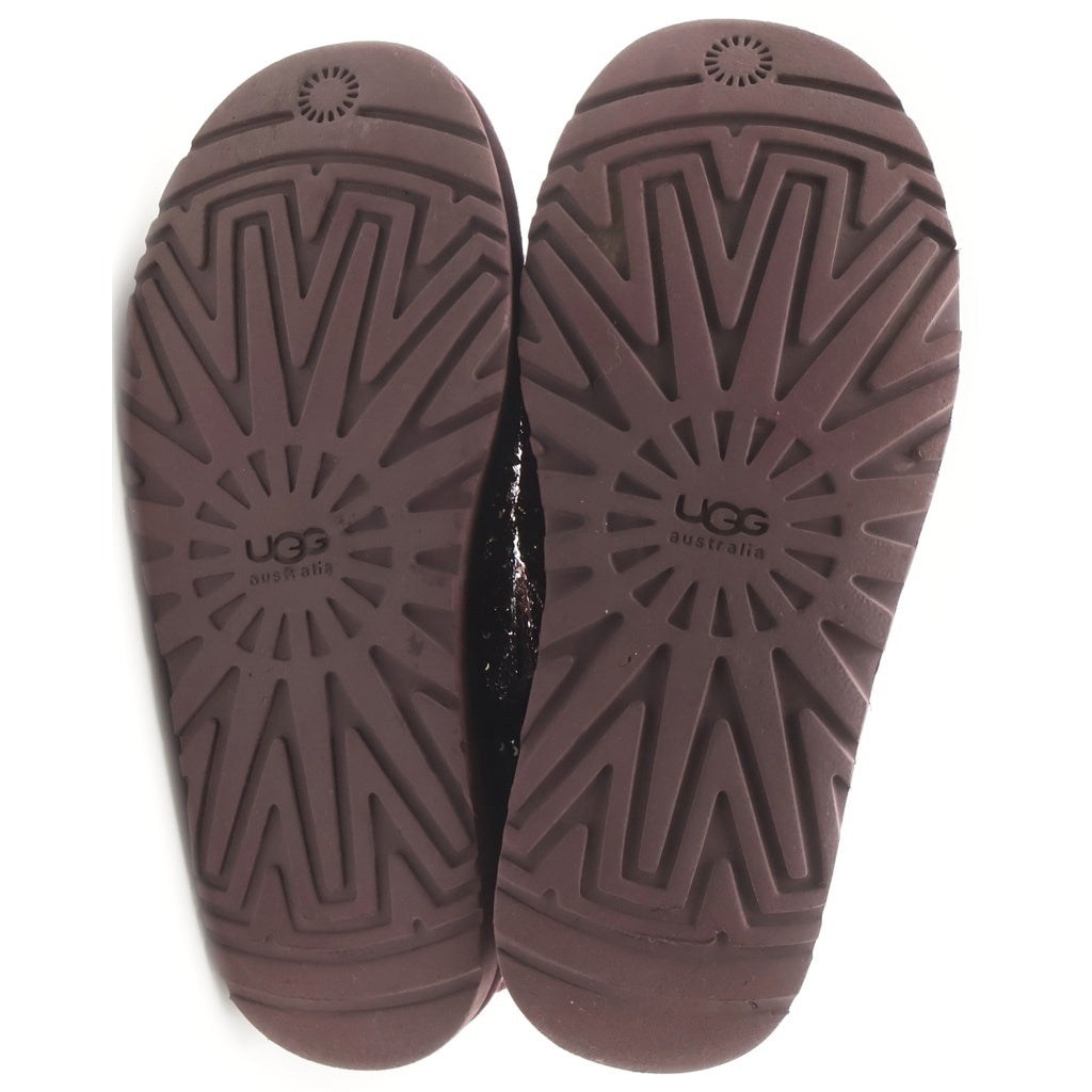 UGG(アグ) スパンコール ムートンロングブーツ ワインレッド #37 レディース