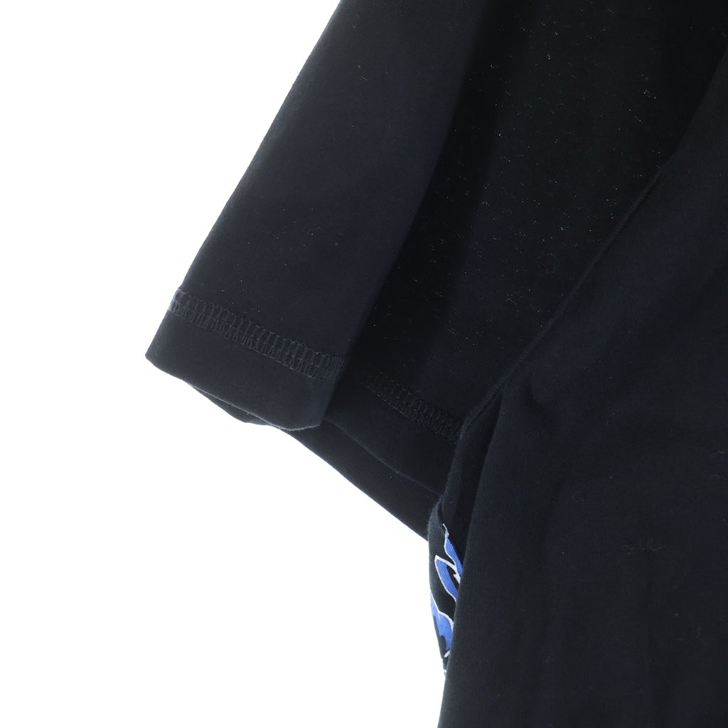 HERMES(エルメス) 24SS ETRIERS マキシ グラフィックプリント クルーネック 半袖Tシャツ カットソー ブラック 4E4651DC レディース