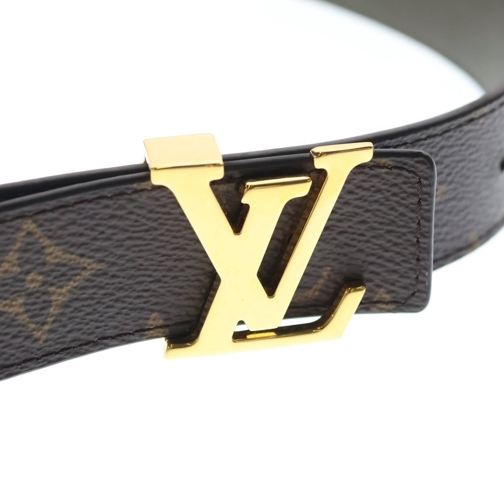 LOUIS VUITTON(ルイヴィトン) サンチュール リバーシブル ベルト カーキ×モノグラム M0351 ゴールド金具