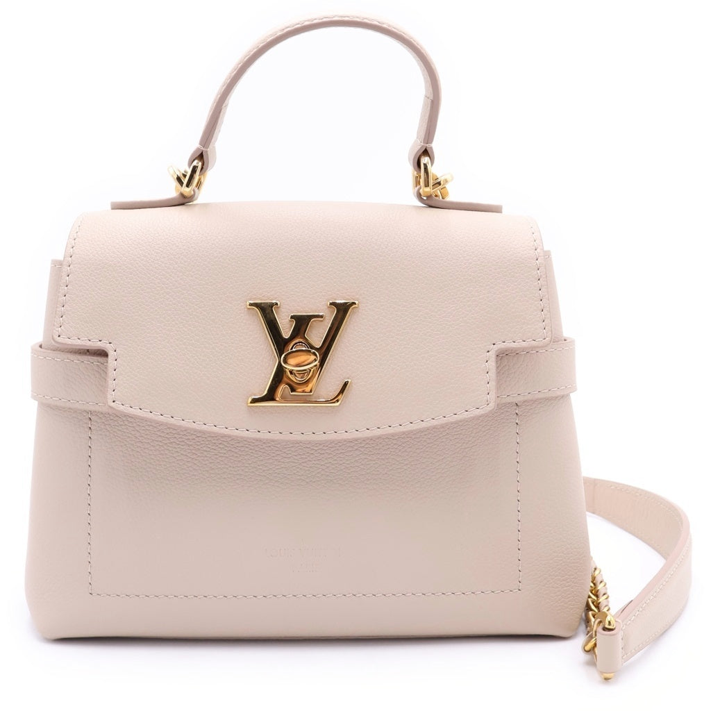 LOUIS VUITTON(ルイヴィトン) ロックミー エヴァー MINI レザー チェーン 2WAY ハンドバッグ ショルダーバッグ M21052 ICタイプ ベージュ グレージュ レディース