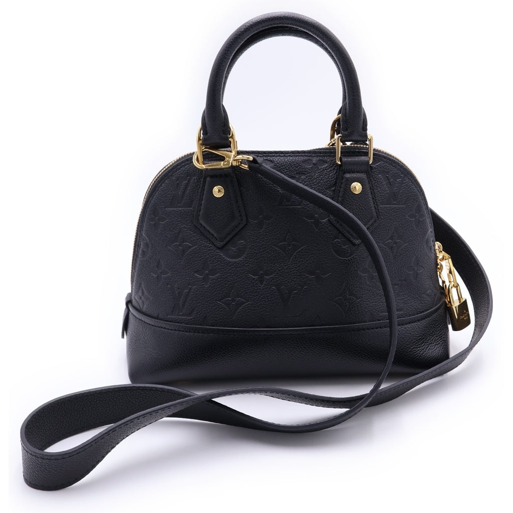 LOUIS VUITTON(ルイヴィトン) モノグラムアンプラント ネオアルマBB 2WAYバッグ ハンドバッグ ショルダーバッグ ブラック レザー M44829 ゴールド金具 レディース