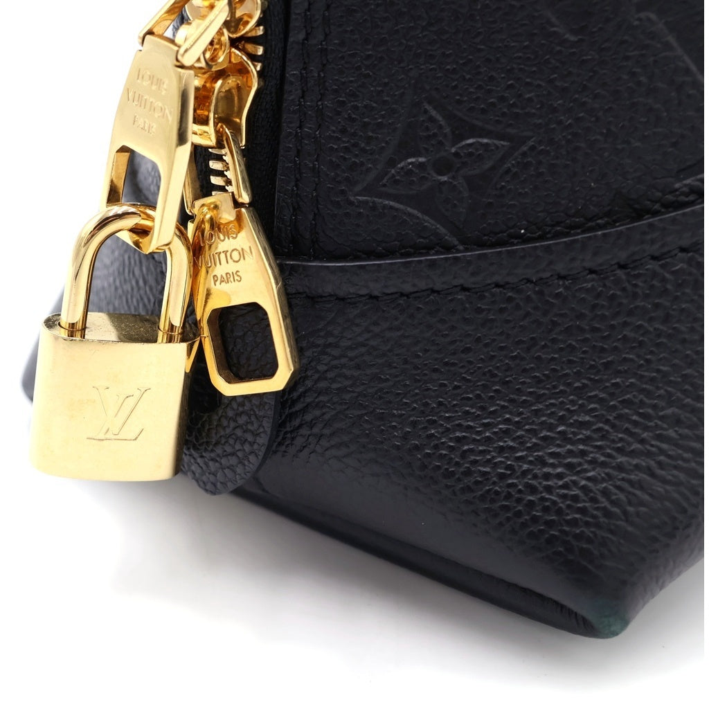 LOUIS VUITTON(ルイヴィトン) モノグラムアンプラント ネオアルマBB 2WAYバッグ ハンドバッグ ショルダーバッグ ブラック レザー M44829 ゴールド金具 レディース