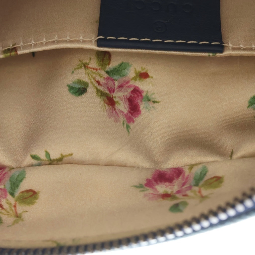 GUCCI(グッチ) GGマーモント チェーン ショルダーバッグ ミニバッグ インディゴブルー デニム 447632 ゴールド金具 レディース