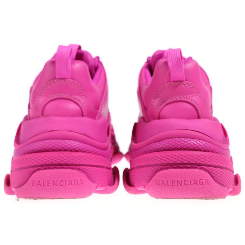 BALENCIAGA(バレンシアガ) Triple S トリプル エス レースアップローカットシューズ スニーカー ピンク レディース 524039