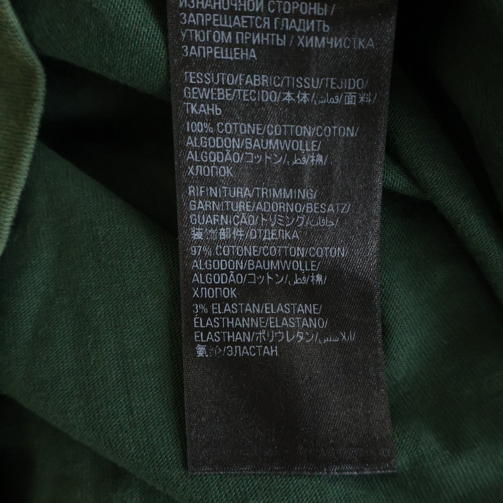 BALENCIAGA(バレンシアガ) PARIS パリ ロゴプリント 半袖Tシャツ カットソー グリーン 612966 TLVL7