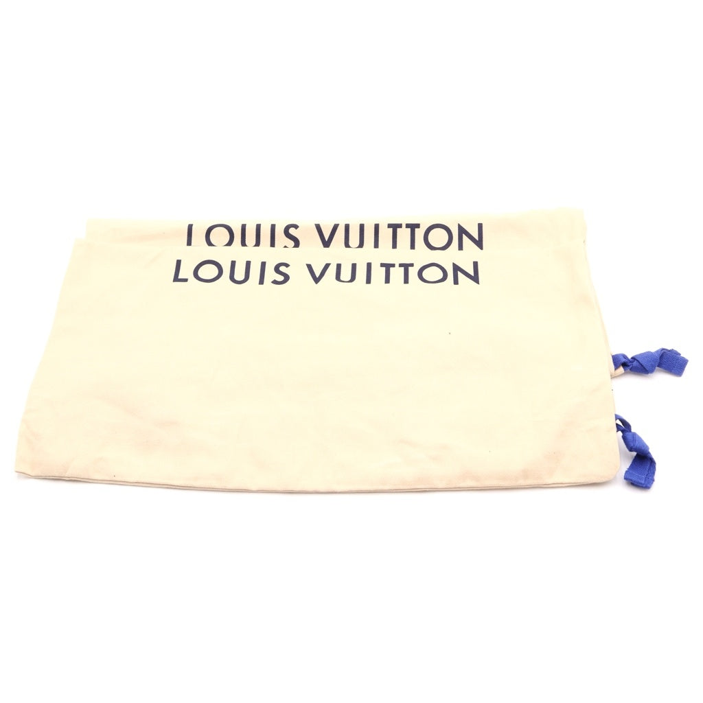 LOUIS VUITTON(ルイヴィトン) LVバロック ライン レザー レースアップ ショートブーツ シューズ ブラック 1AAH5U
