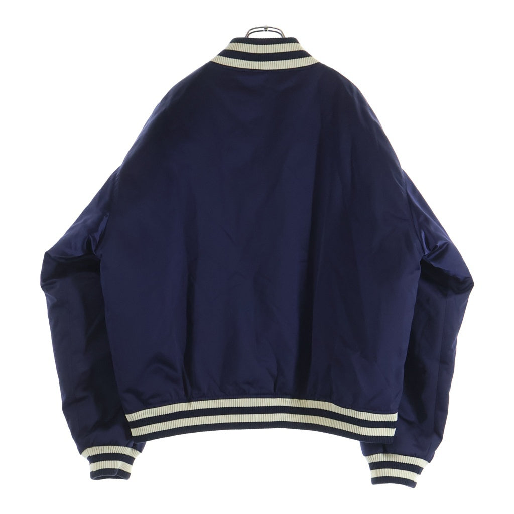 LOUIS VUITTON(ルイヴィトン) 25SS LV Baseball Blouson ベースボール ブルゾンジャケット ラインストーン ロゴ ネイビー RM251Q GPD HQB71W