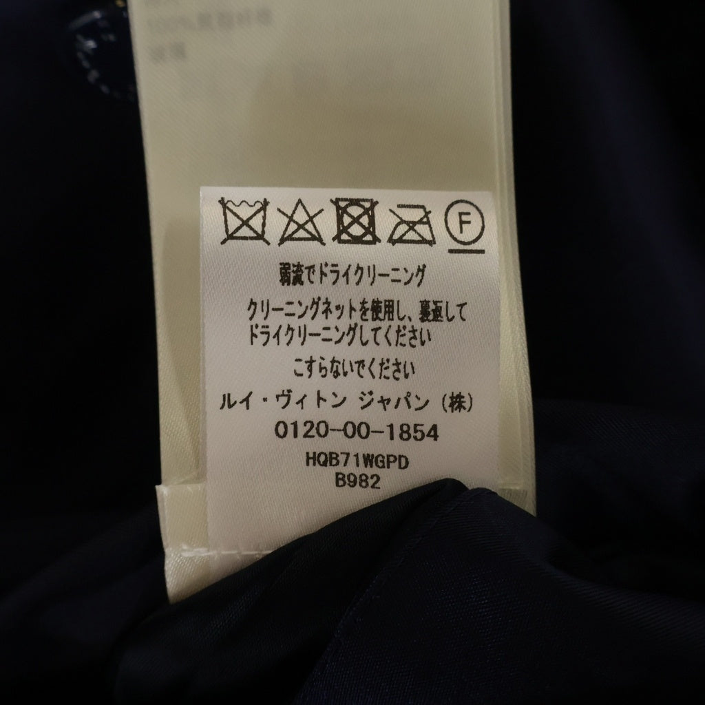 LOUIS VUITTON(ルイヴィトン) 25SS LV Baseball Blouson ベースボール ブルゾンジャケット ラインストーン ロゴ ネイビー RM251Q GPD HQB71W