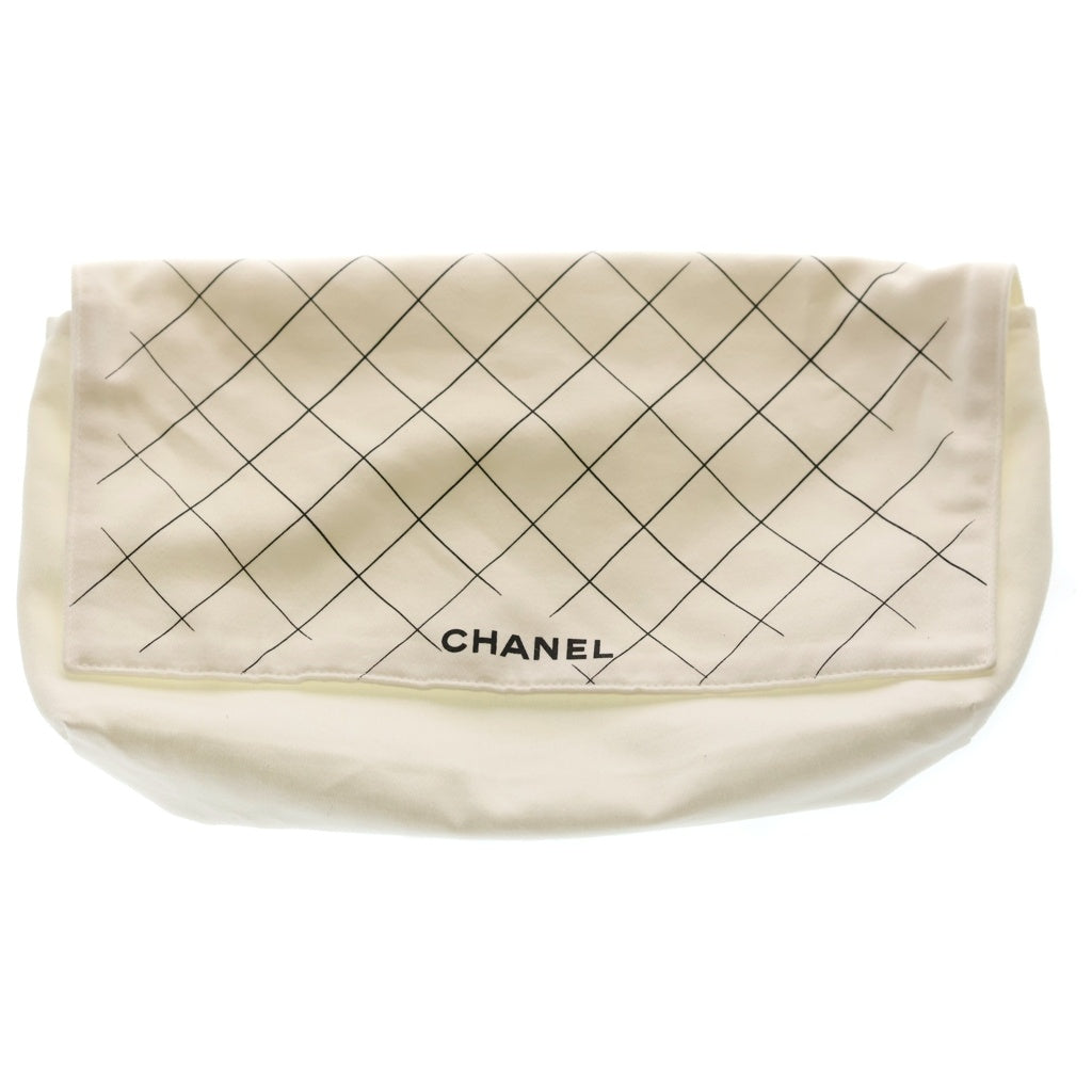 CHANEL(シャネル) マトラッセ25 Wフラップ Wチェーンバッグ キャビアスキン シルバー金具 ショルダーバッグ プレート ベージュ レディース