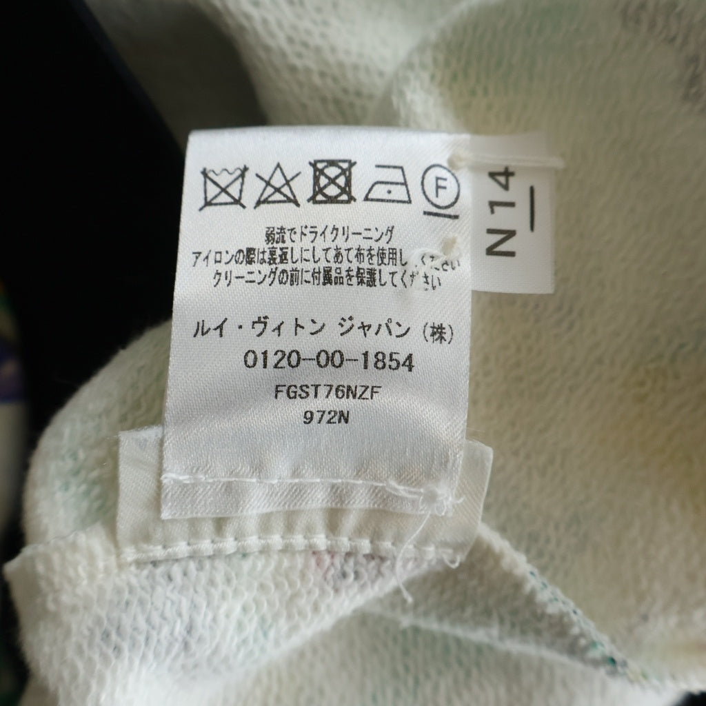 LOUIS VUITTON(ルイヴィトン) グラフィックプリント スウェット セーター ロゴ ホワイト/マルチカラー FGST76NZF レディース