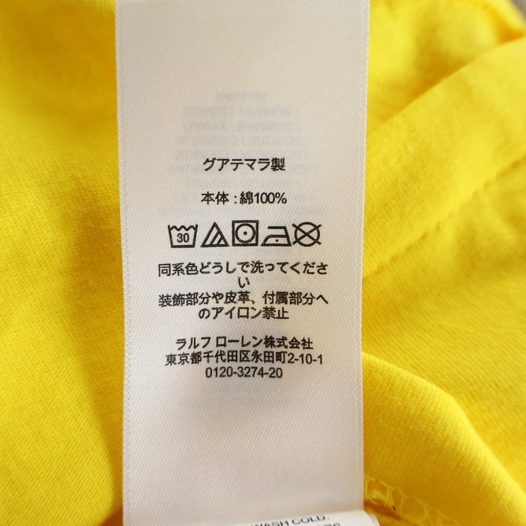 POLO RALPH LAUREN(ポロラルフローレン) ロゴグラフィック 半袖Tシャツ イエロー カットソー