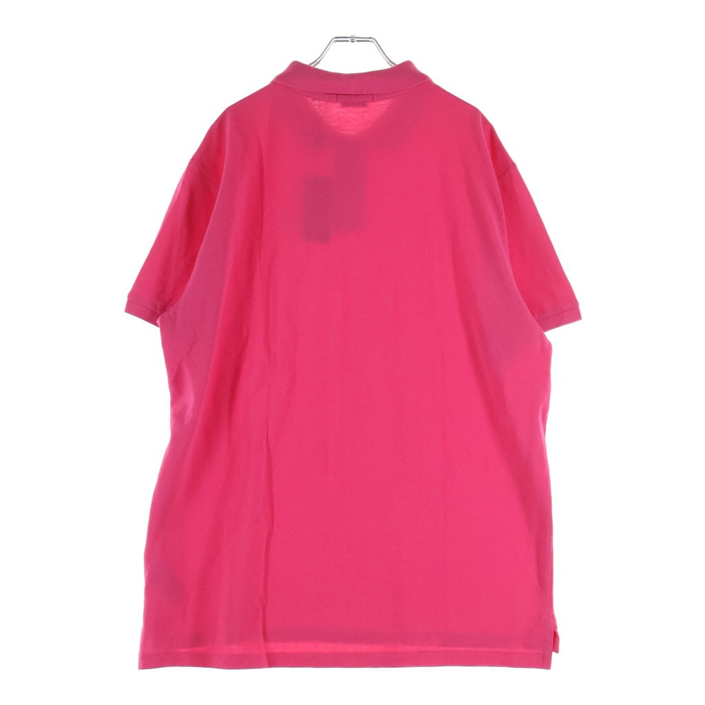 POLO RALPH LAUREN(ポロラルフローレン) ロゴ刺繍 半袖ポロシャツ コットン ピンク