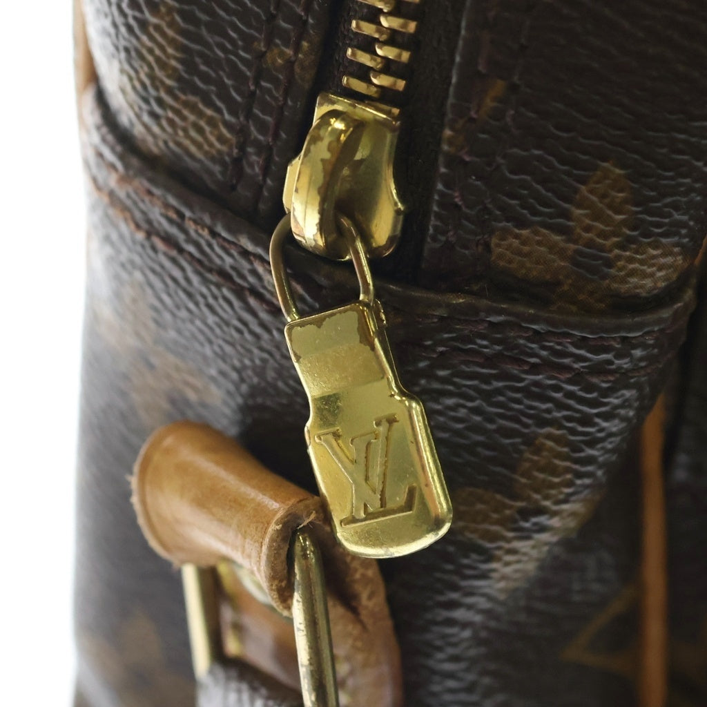 LOUIS VUITTON(ルイヴィトン) モノグラム ナイル ショルダーバッグ ブラウン レザー×PVC M45244 ゴールド金具 レディース