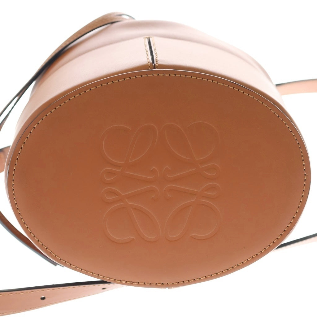 LOEWE(ロエベ) バルーンバッグ スモール レザー ショルダーバッグ ブラウン レディース