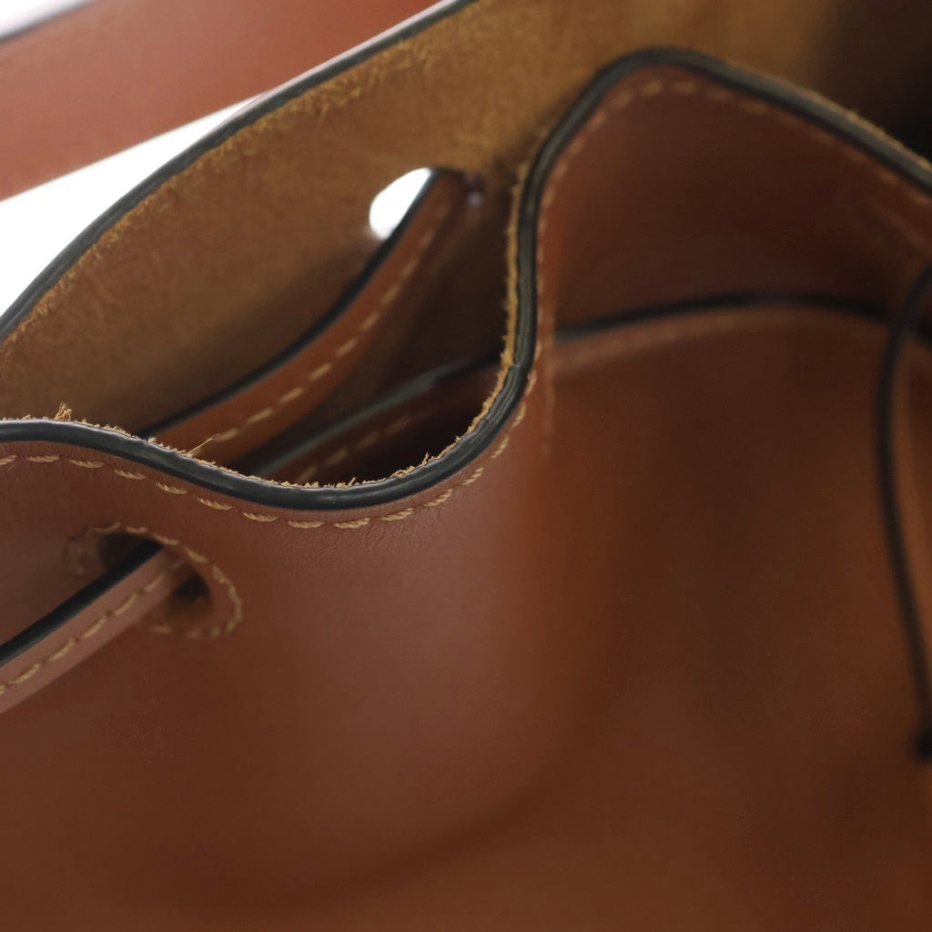LOEWE(ロエベ) バルーンバッグ スモール レザー ショルダーバッグ ブラウン レディース