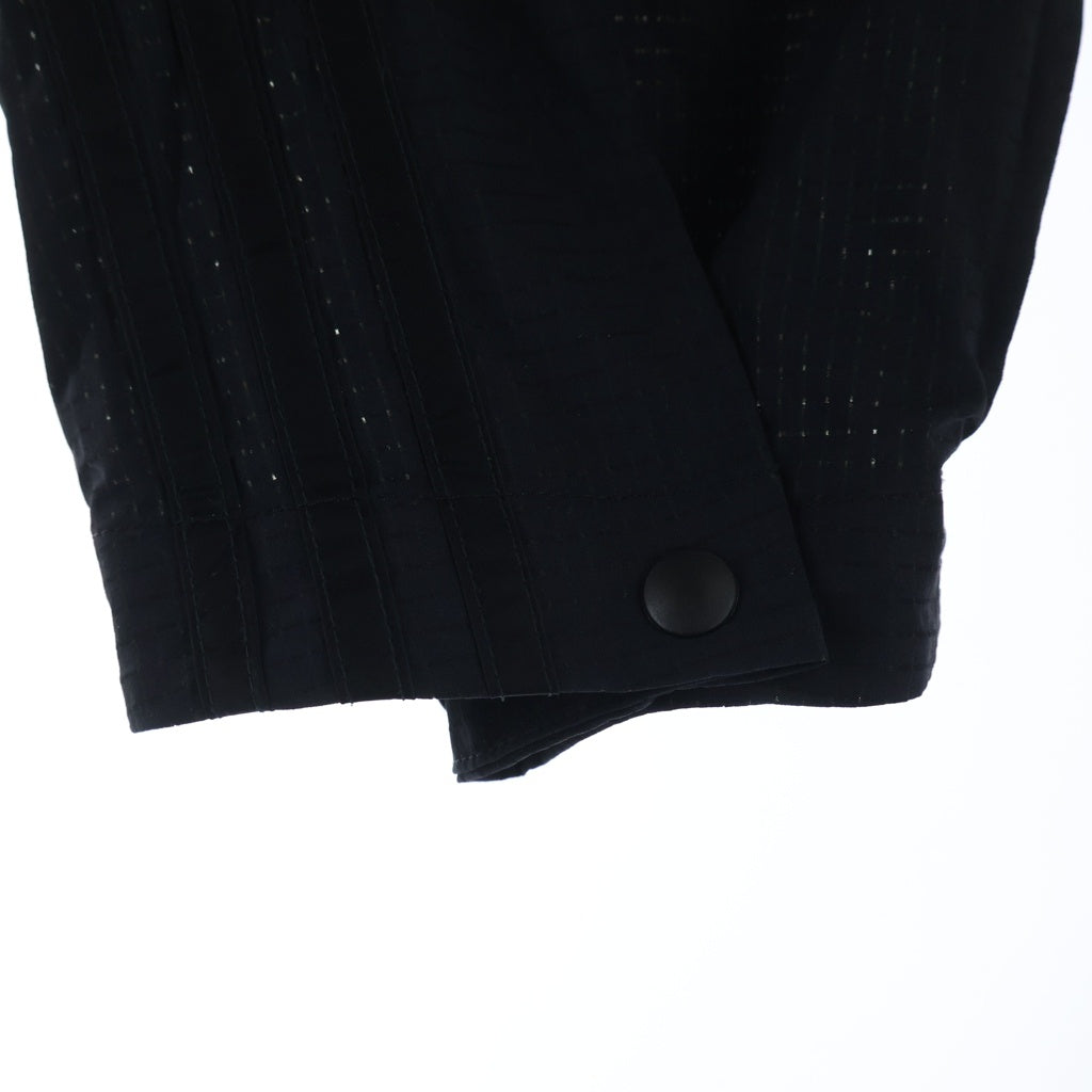 Y-3(ワイスリー) 24AW NYL PARKA ナイロン ジップアップ ロング パーカー コート ブラック IV5656