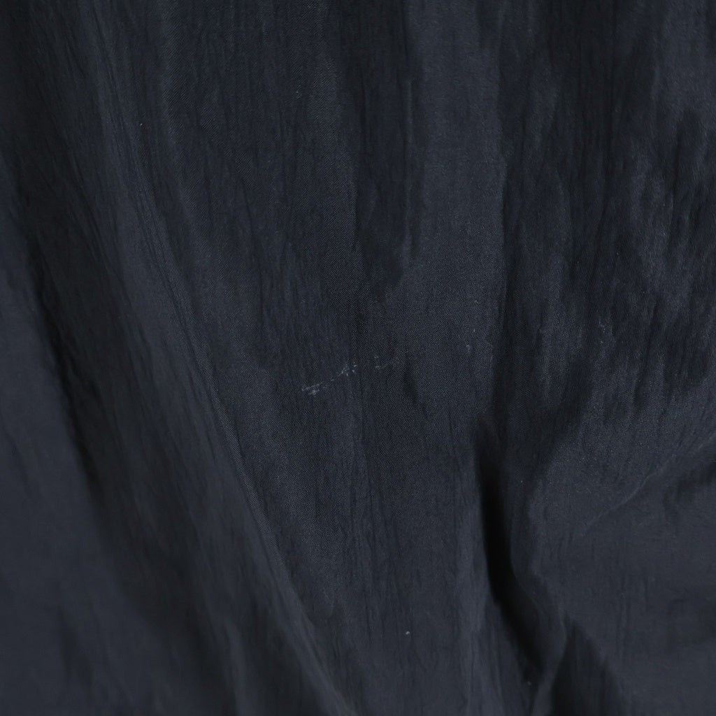 Y-3(ワイスリー) 24AW 3S NYL HZ ストライプ ロゴ ハーフジップ ナイロン トラックジャケット ブラック JD9796
