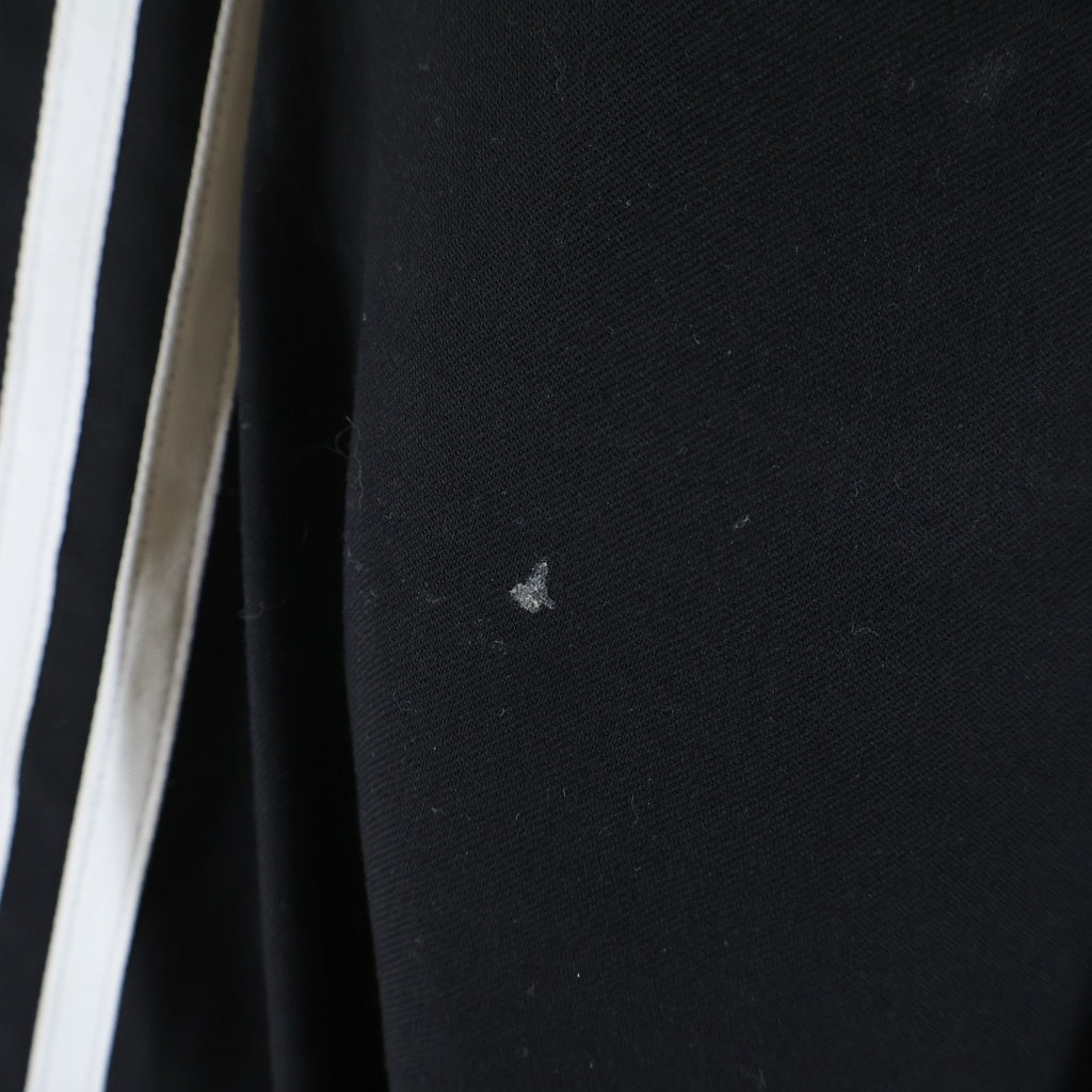 Y-3(ワイスリー) 24AW REFIND WOOL PANTS サイドライン サルエル ウール トラック パンツ ブラック IW7455