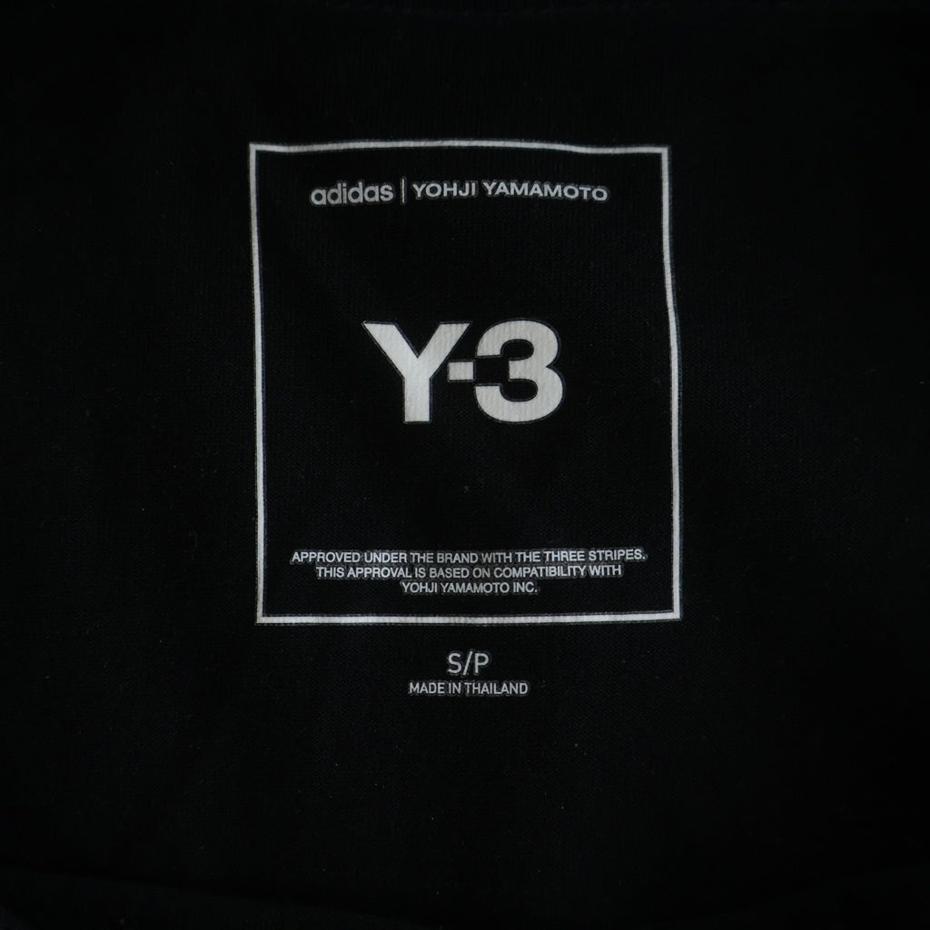 Y-3(ワイスリー) JFA CW SS TEE ロゴプリント クルーネック 半袖Tシャツ カットソー ブラック/レッド IW7382