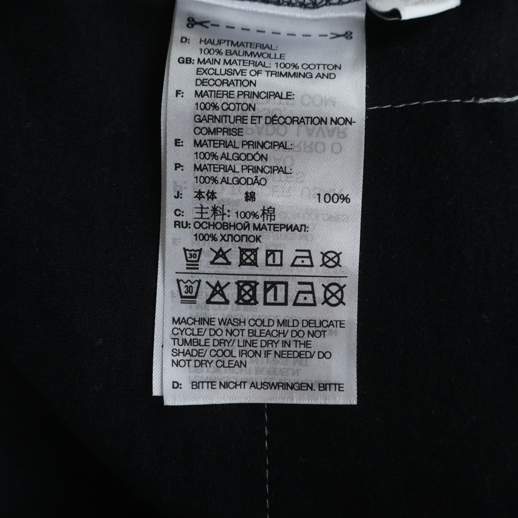 Y-3(ワイスリー) JFA CW SS TEE ロゴプリント クルーネック 半袖Tシャツ カットソー ブラック/レッド IW7382