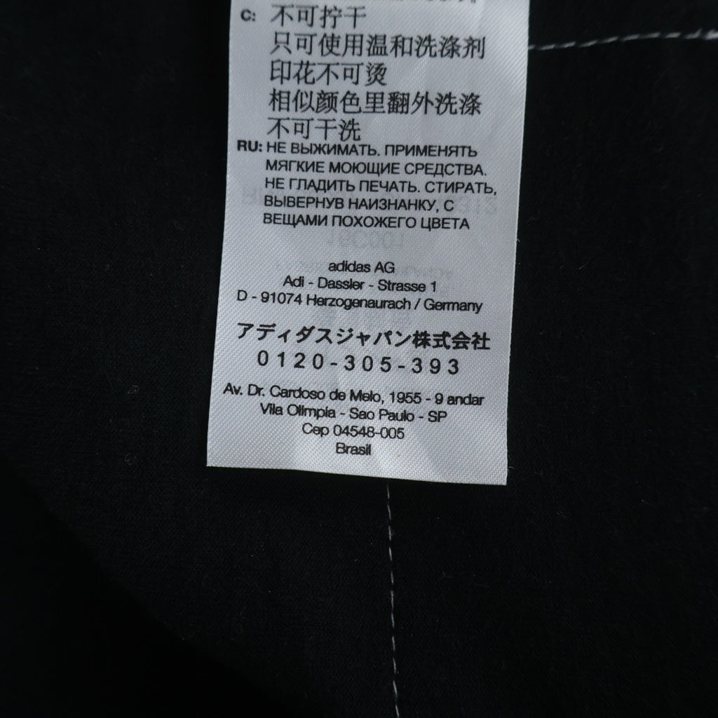 Y-3(ワイスリー) JFA CW SS TEE ロゴプリント クルーネック 半袖Tシャツ カットソー ブラック/レッド IW7382