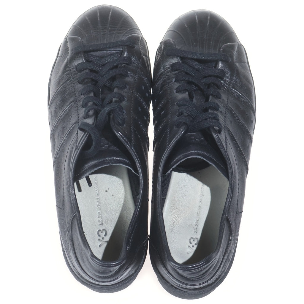 Y-3(ワイスリー) SUPERSTAR スーパースター レザー ローカットシューズ スニーカー ブラック IE3237