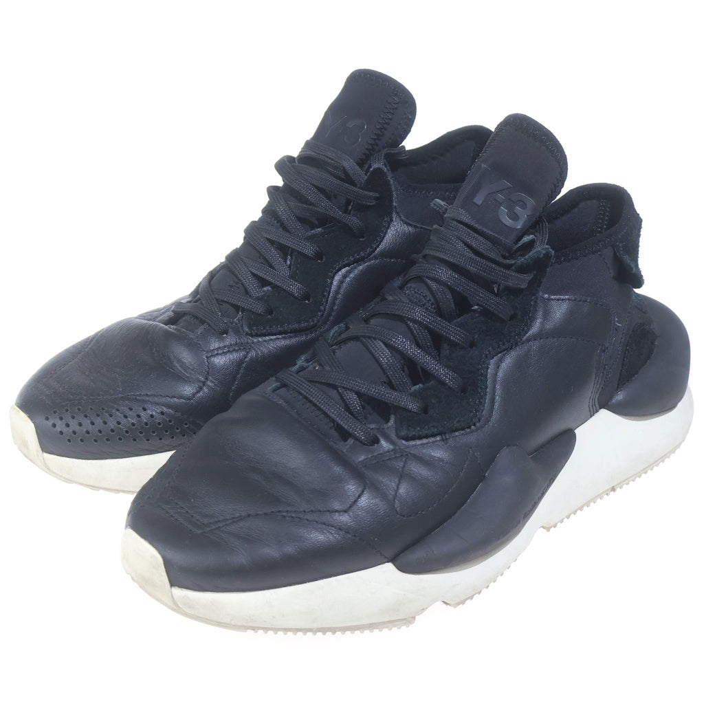 Y-3(ワイスリー) KAIWA カイワ レザー ローカットシューズ スニーカー ブラック ID5429
