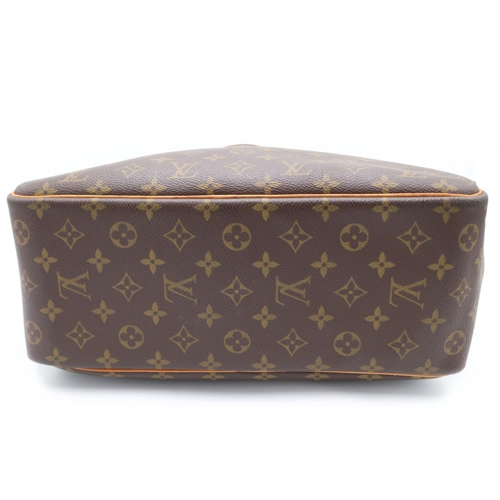 LOUIS VUITTON(ルイヴィトン) モノグラム ドーヴィル PVC レザー ハンドバッグ ブラウン M47270 レディース