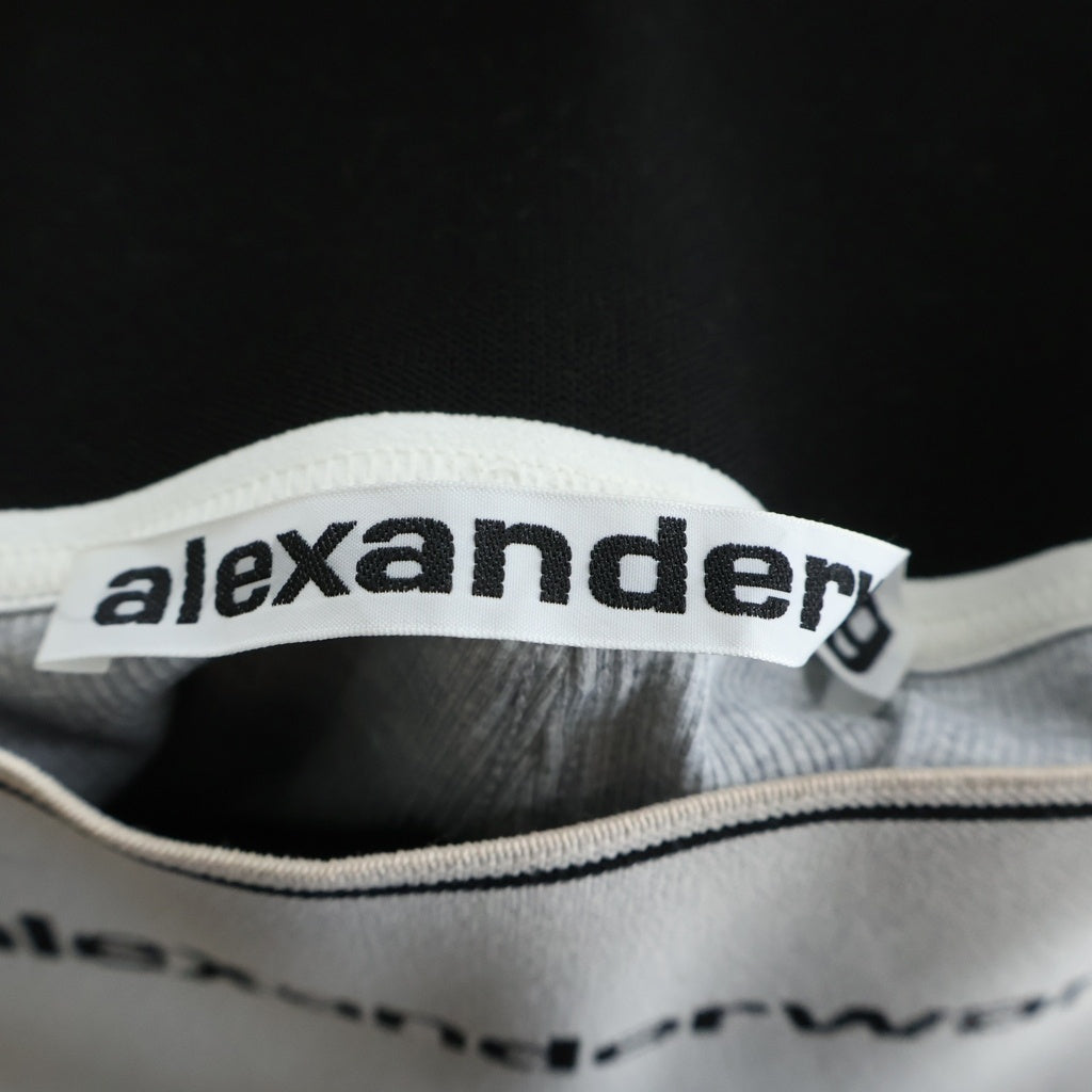ALEXANDER WANG(アレキサンダーワン) コットン ポリエステル タイトスカート ジップアップ グレー レディース