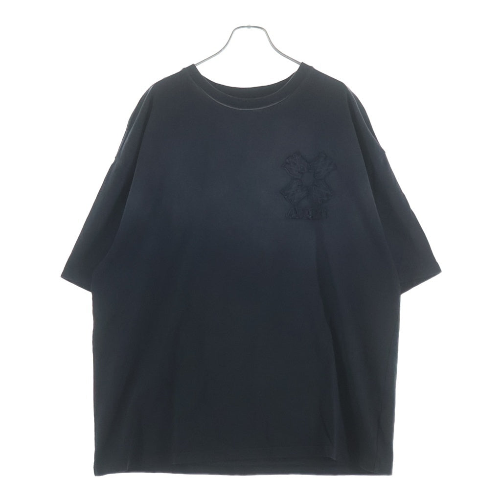 AMIRI(アミリ) MA Quad ワッペンロゴ オーバーサイズ クルーネック 半袖 Tシャツ カットソー ブラック