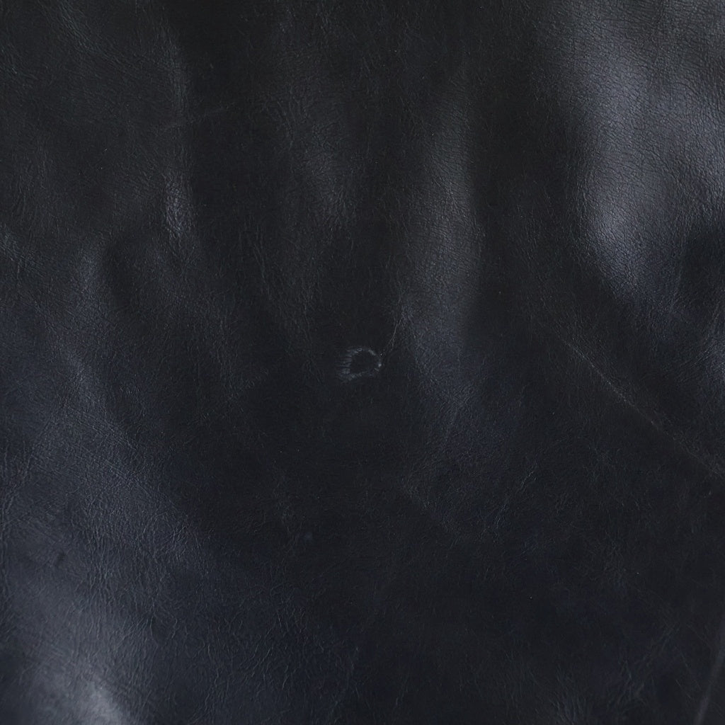 ANN DEMEULEMEESTER(アンドゥムルメステール) レザーパンツ カーフ ボトムス スラックス #38 ブラック レディース