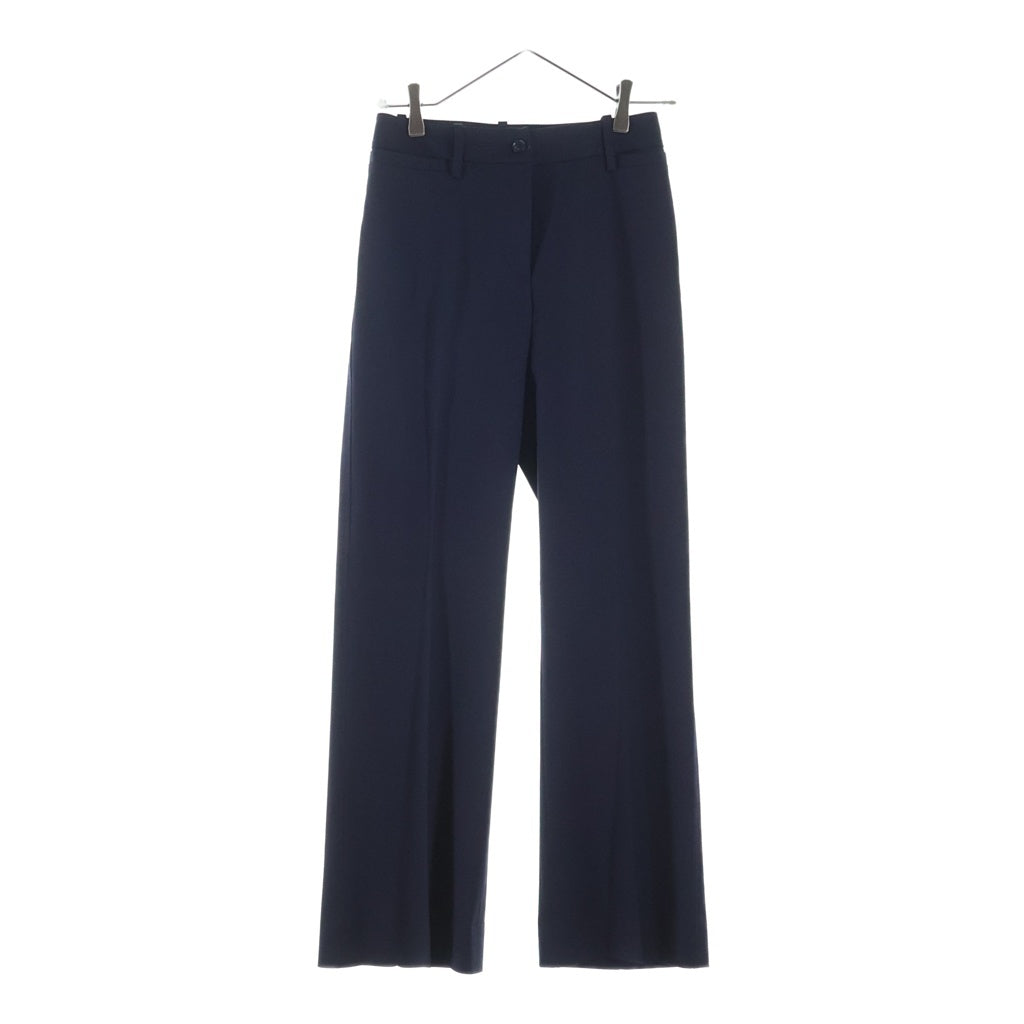 DOLCE & GABBANA(ドルチェアンドガッバーナ) セットアップスーツ ウール レオパード テーラードジャケット スラックスパンツ #40/#40 ネイビー レディース