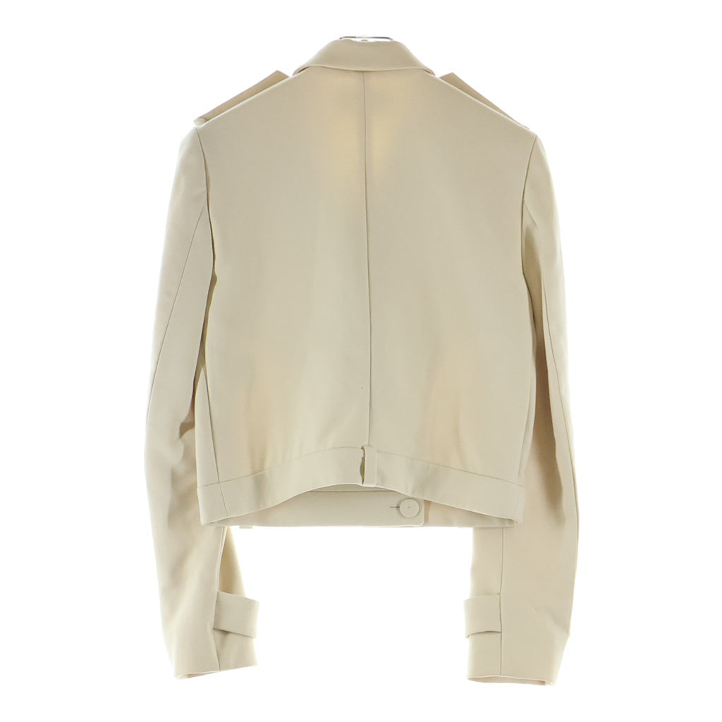 BALENCIAGA(バレンシアガ) セットアップ ウール ダブルボタン ジャケット スラックスパンツ 上#36下#34 アイボリー レディース
